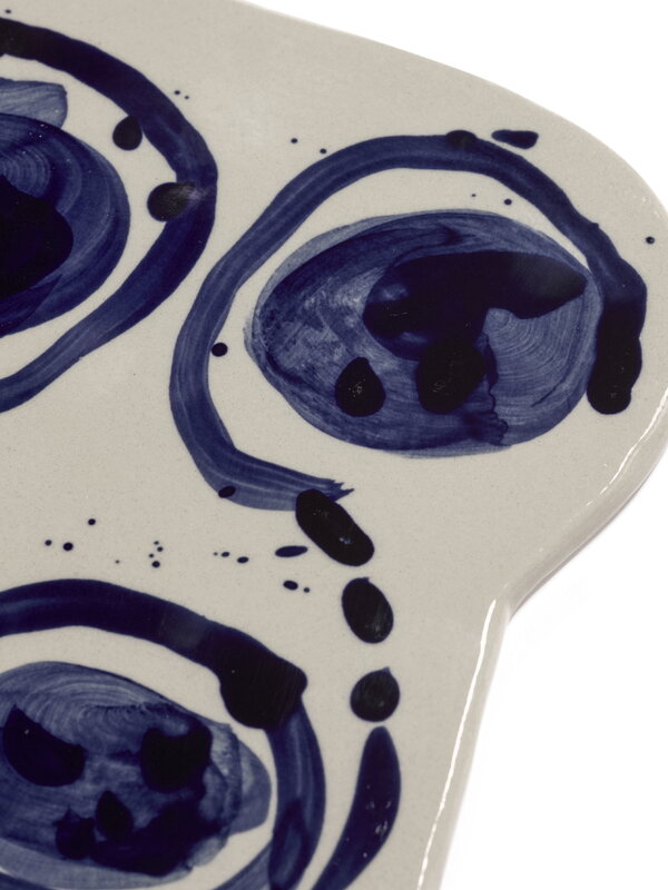 Serax Sophia serving plate, 2 pcs, beige - blue, extra image