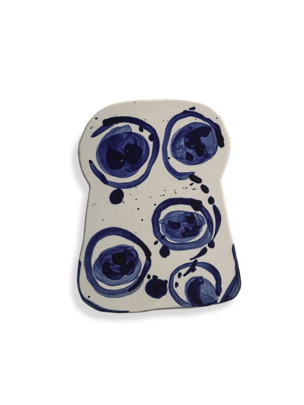 Serax Sophia serving plate, 2 pcs, beige - blue, extra image