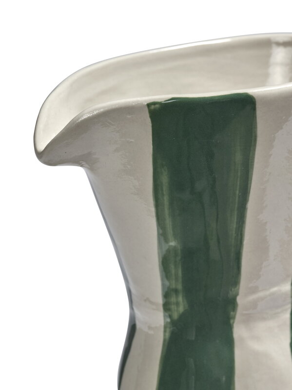 Serax Charly jug, beige - green, view 3