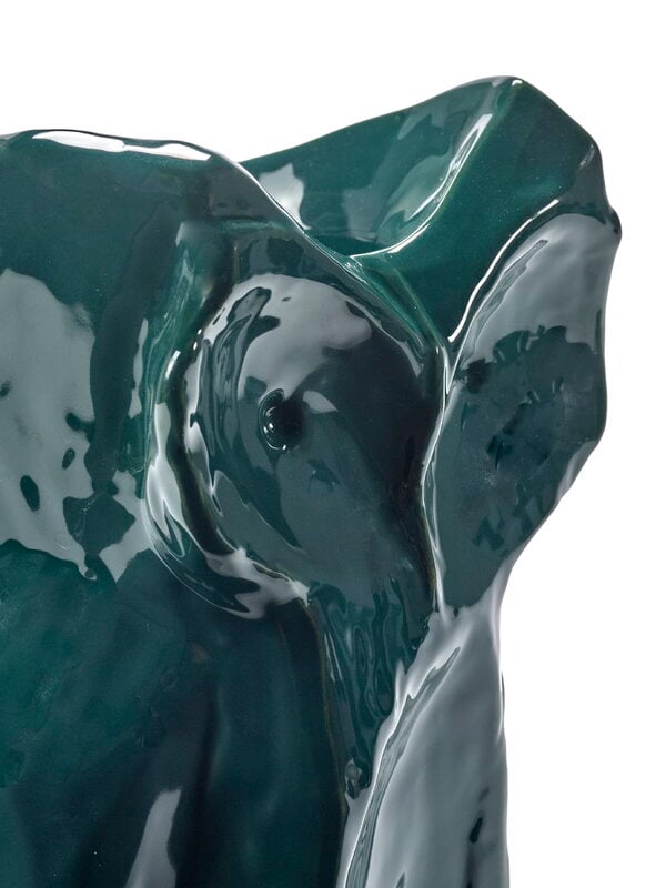 Serax After Midnight vase, S, dark green, view 3