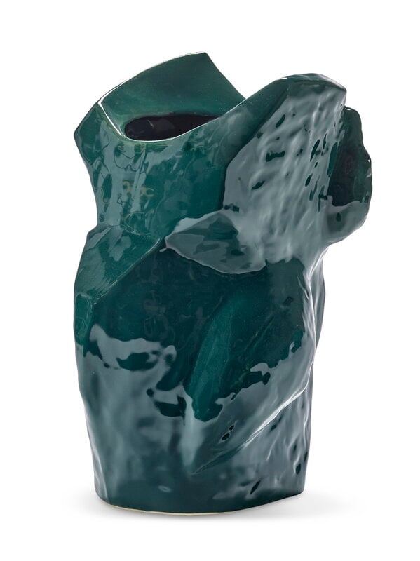 Serax After Midnight vase, L, dark green, view 4