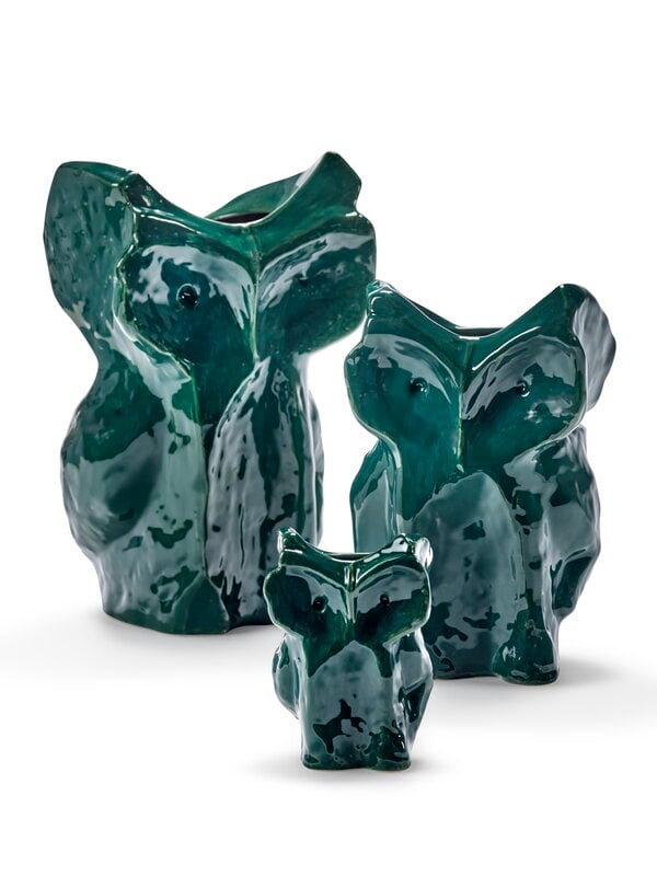 Serax After Midnight vase, L, dark green, view 3