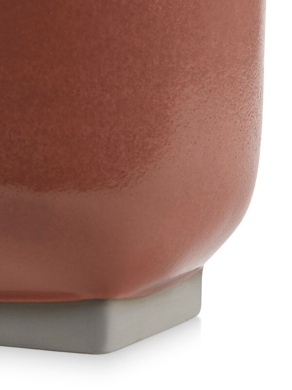 Serax Rosamar flower pot 02, orange - grey, view 3