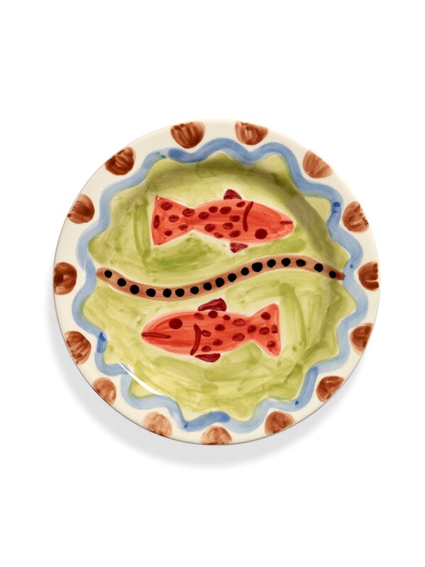 Serax Santiago de Borja dinner plate, 2 pcs, The Lovers, extra image