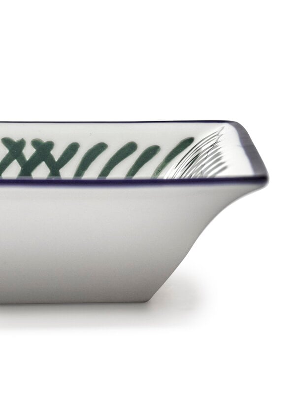 Serax Bazaar rectangular plate, green - blue, extra image