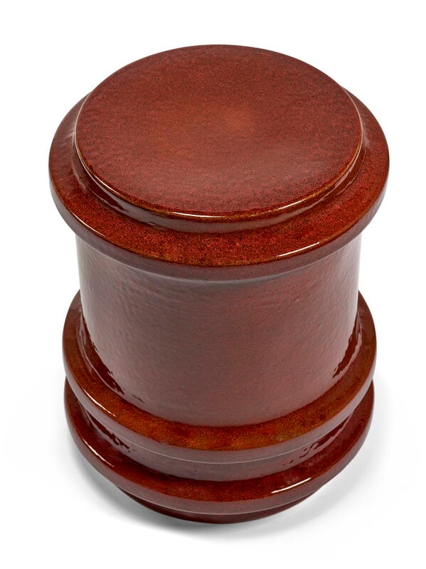 Serax Pawn Geometrical side table, 44,5 cm, dark red, extra image