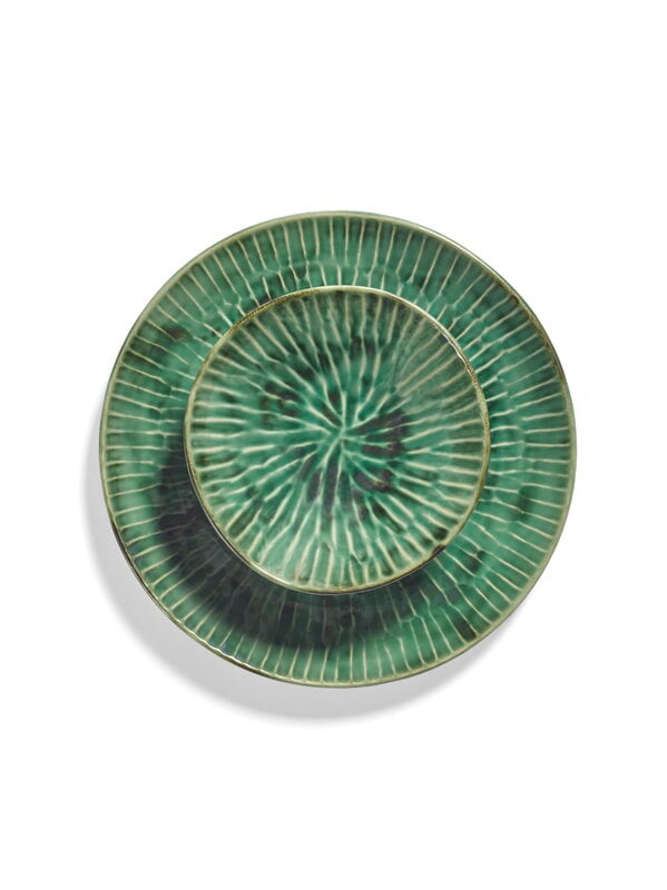 Serax Verde Lanza plate, L, 2 pcs, green, extra image