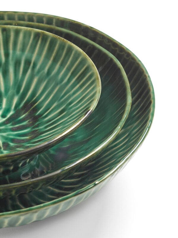 Serax Verde Lanza serving plate, M, 2 pcs, green, extra image
