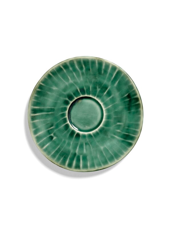 Serax Verde Lanza espresso cup saucer, 2 pcs, green, view 5