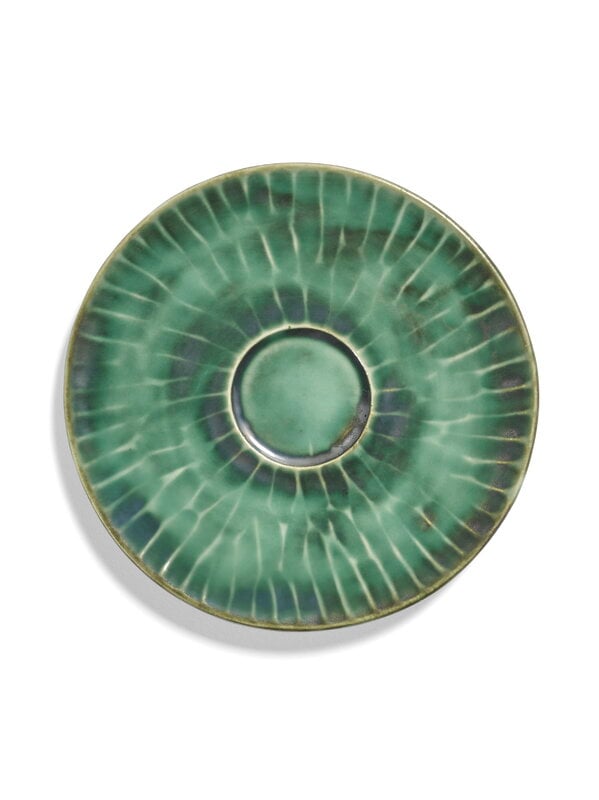 Serax Verde Lanza cappuccino cup saucer, 2 pcs, green, extra image