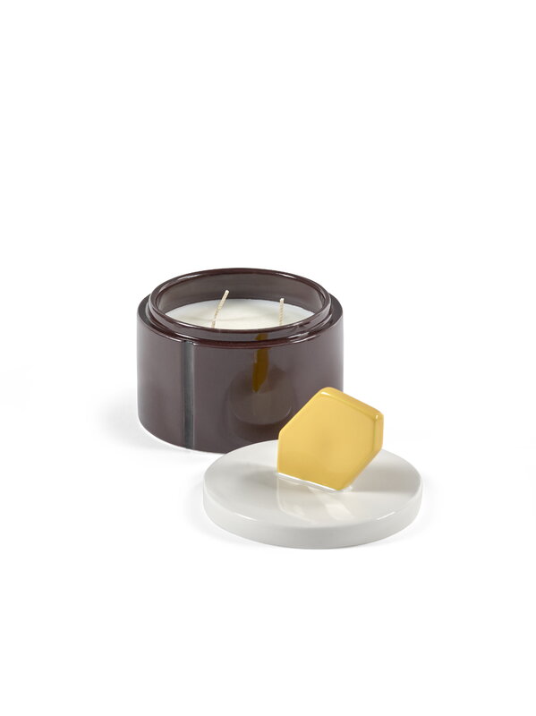 Serax Candela scented candle 03, M, bordeaux - jaune, image extra