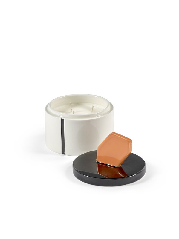 Serax Candela bougie parfumée 02, M, noir - orange, image extra