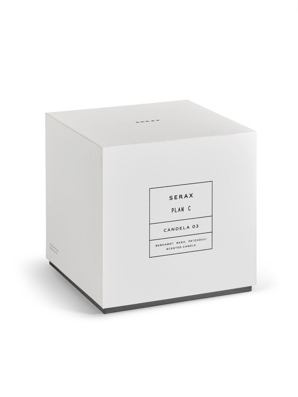 Serax Candela scented candle 03, L, burgundy - yellow, view 4