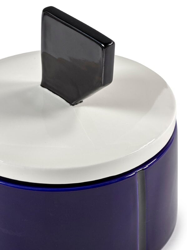 Serax Candela scented candle 01, L, blue - black, view 3