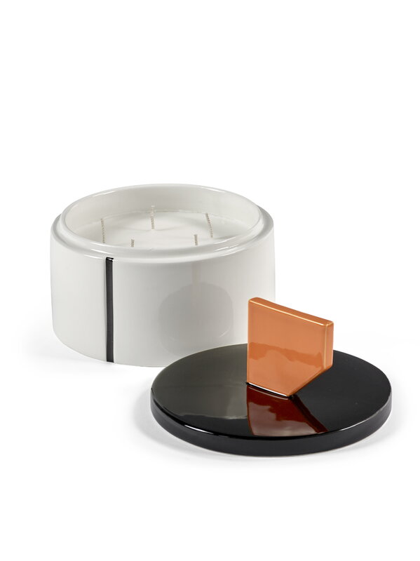 Serax Candela scented candle 02, L, black - orange, view 3