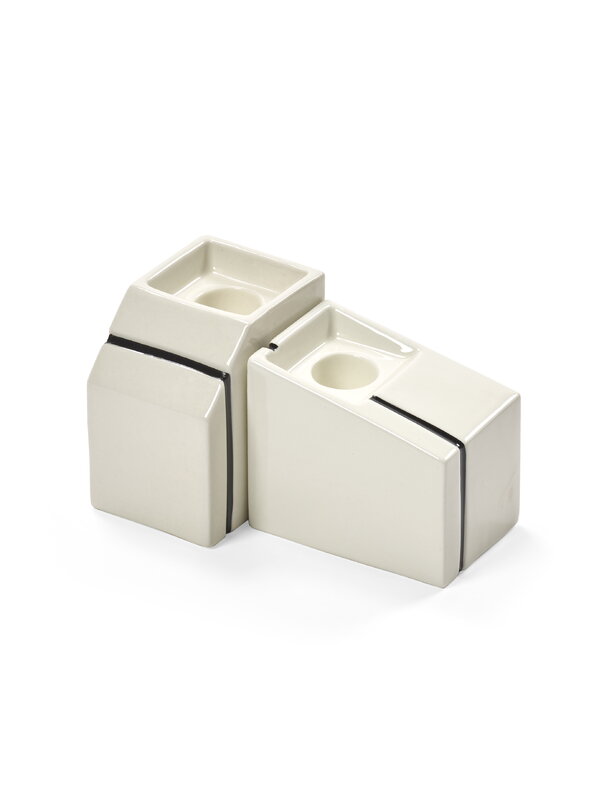 Serax Silos candle holder, 2 pcs, white, extra image