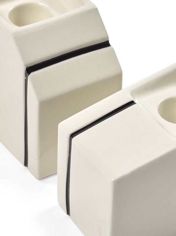 Serax Silos candle holder, 2 pcs, white, extra image