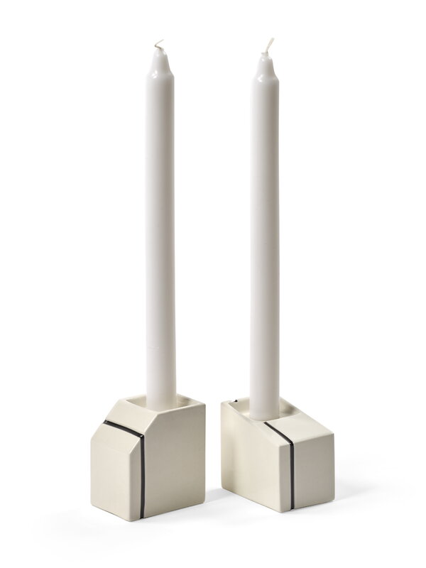 Serax Silos candle holder, 2 pcs, white, extra image