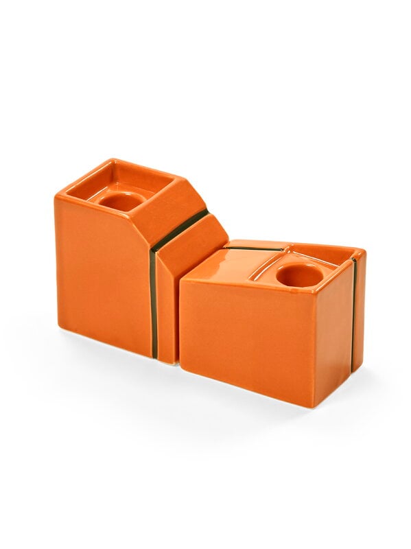 Serax Silos candle holder, 2 pcs, orange, extra image