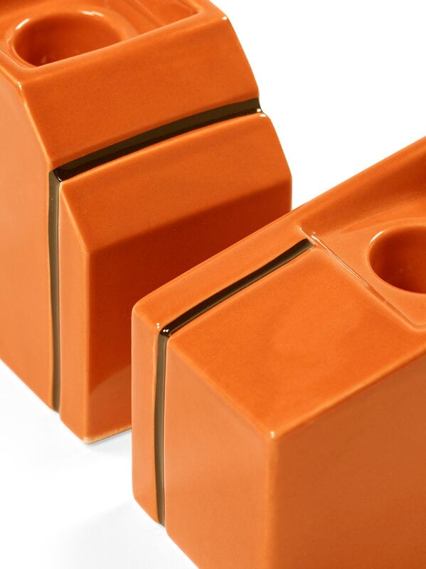Serax Silos candle holder, 2 pcs, orange, extra image