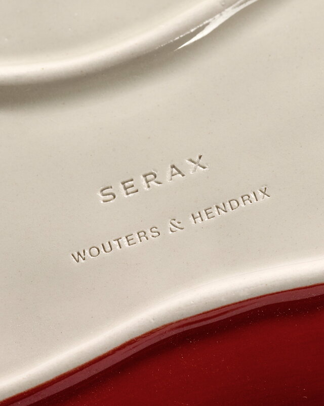 Serax Lips serving dish, M, white - red, extra image
