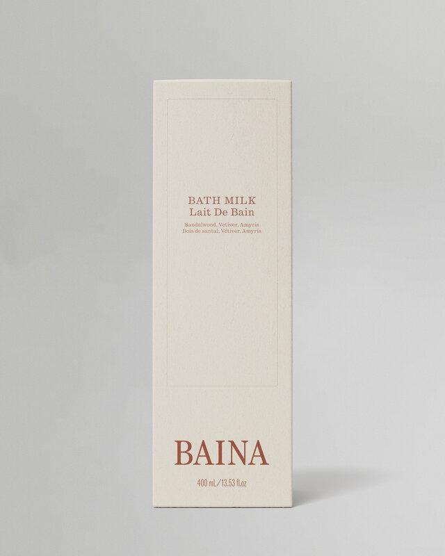 Baina Bademilch, 400 ml, Ebon Veil, extrabild