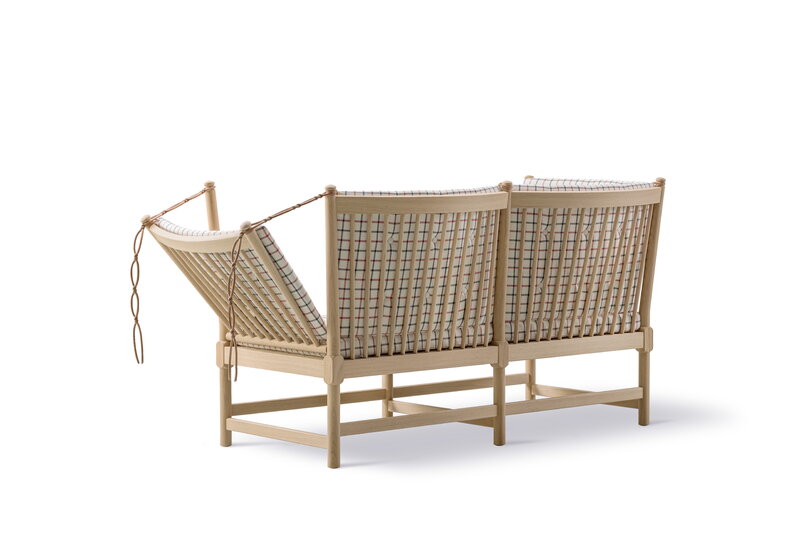 Fredericia Spoke-Back Sofa, geöltes Eichenholz - Cotil 863, 53938, extrabild
