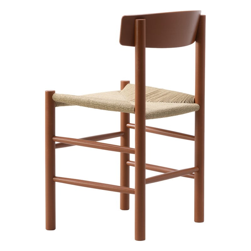 Fredericia J39 Mogensen chair, heritage red - paper cord, view 3
