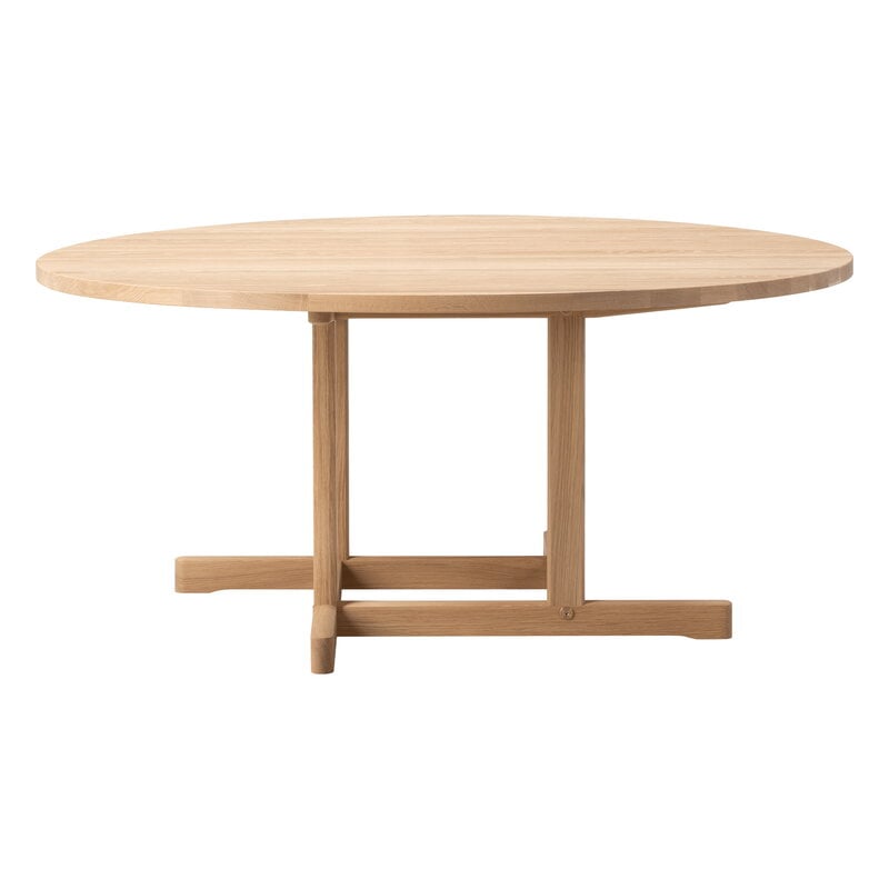 Fredericia BM80 Mogensen sohvapöytä, 120 cm, vaalea öljytty tammi, näkymä 3