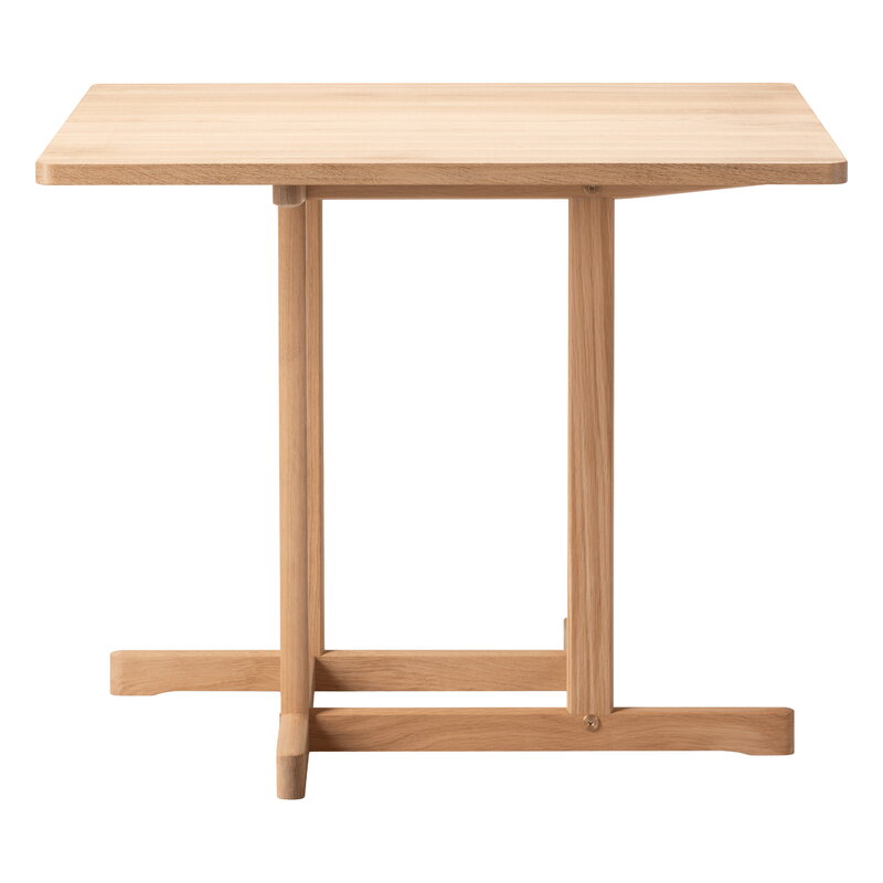 Fredericia BM80 Mogensen shaker pöytä, 90 x 90 cm, vaalea öljytty tammi, näkymä 3