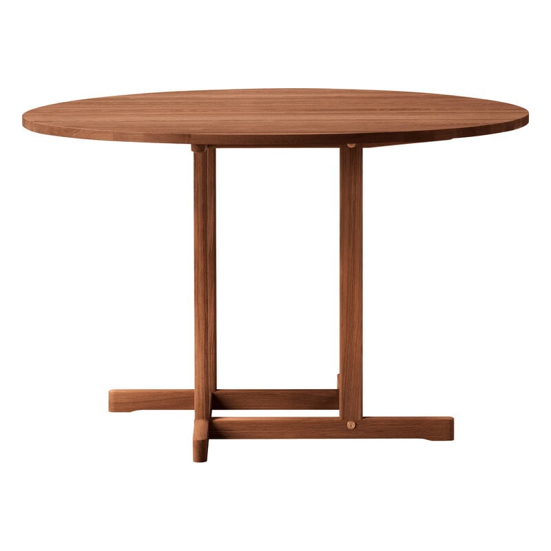 Fredericia BM80 Mogensen shaker pöytä, 120 cm, savustettu öljytty tammi, näkymä 2