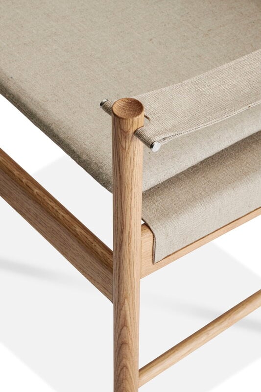 Brdr. Krüger HB lounge chair, oiled oak - Kvadrat canvas, extra image