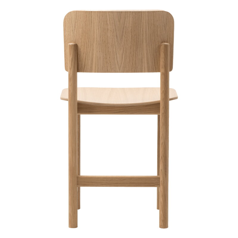 Fredericia Plan Wood tuoli, lakattu tammi, näkymä 3