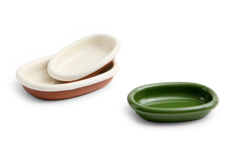 HAY Barro oval dish, S, off-white, extra image