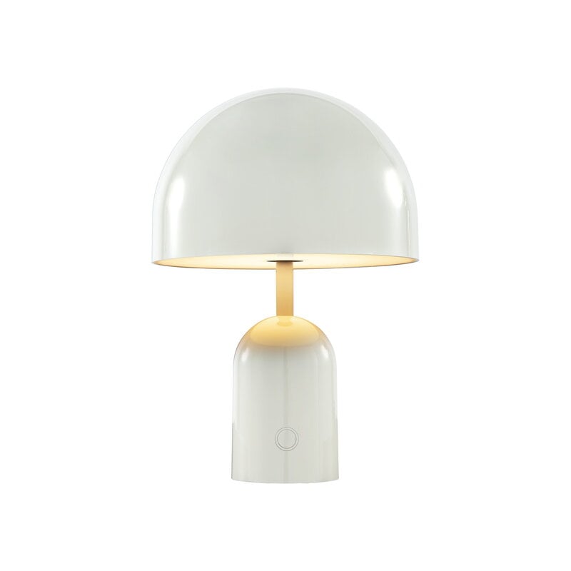 Tom Dixon Lampe de table portable Bell LED, gris, image extra