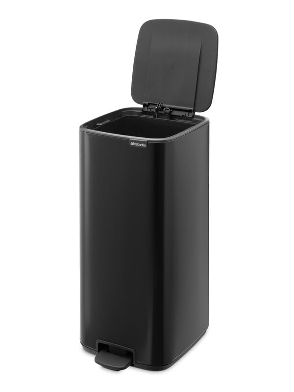 Brabantia Bo Pedal Bin 30 L, negro mate, imagen extra