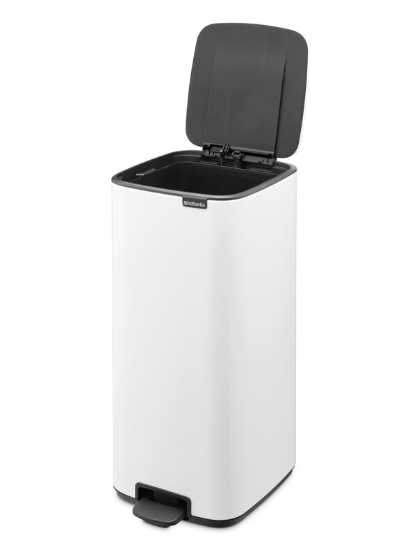 Brabantia Bo Pedal Bin 30 L, blanco, imagen extra