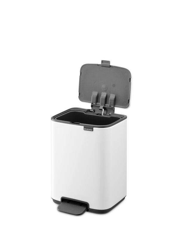 Brabantia Bo Pedal Bin 4 L, blanco, imagen extra