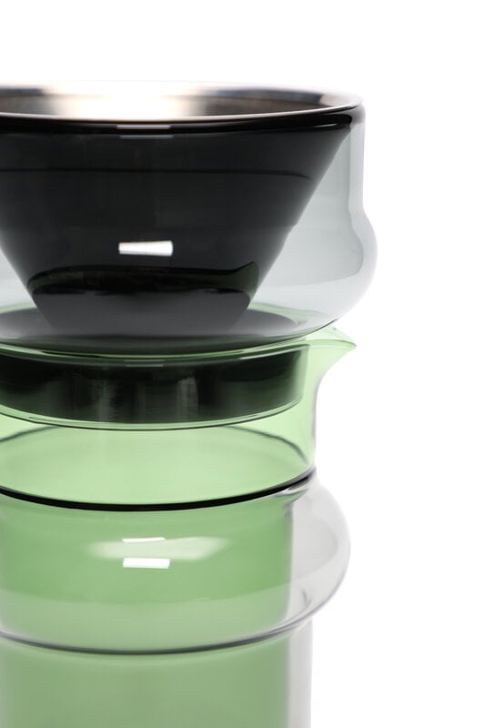 Tom Dixon Bump coffee carafe and filter set, green, extra image