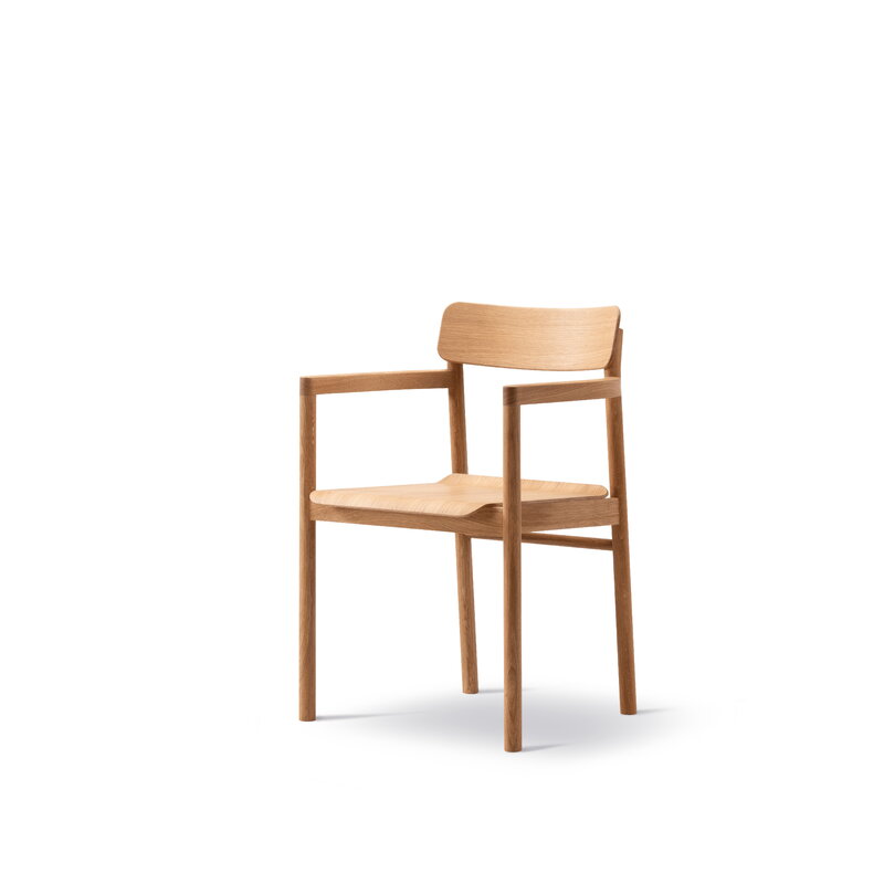 Fredericia Post fauteuil, chêne huilé, vue 3