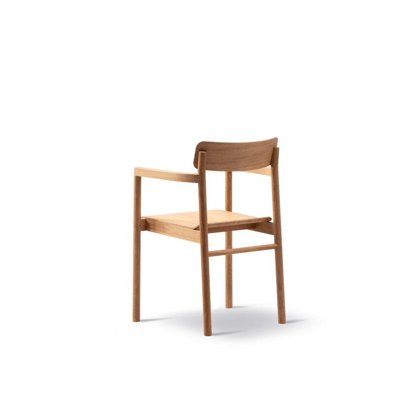Fredericia Post fauteuil, chêne huilé, vue 5