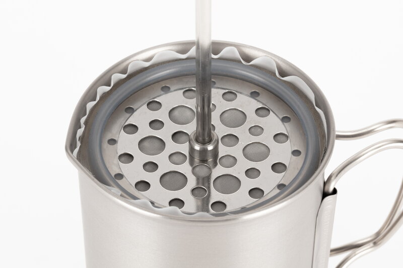Snow Peak Titanium French press, view 8