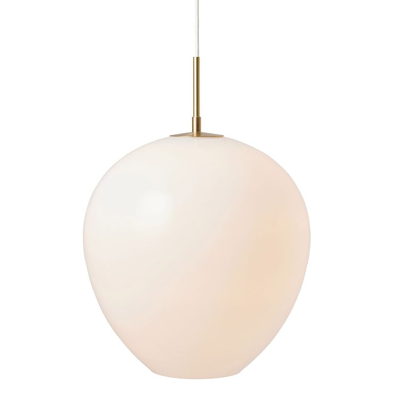 Carl Hansen & Søn MT221-D360 Tulip riippuvalaisin, 36 cm, messinki - opaali valkoinen, näkymä 3