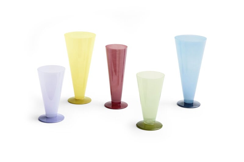 HAY Conical vase, medium, rose - dark red, extra image