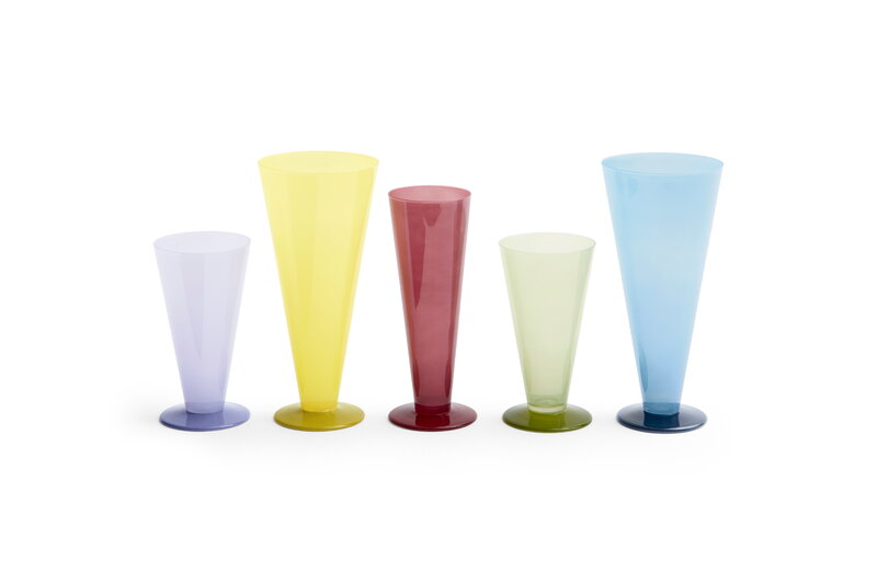 HAY Conical vase, medium, rose - dark red, extra image