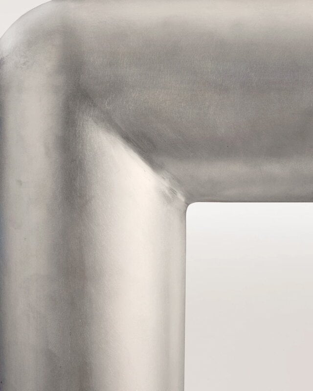 FORMARKIVET Cubio coffee table, 80 x 80 cm, raw aluminium, extra image