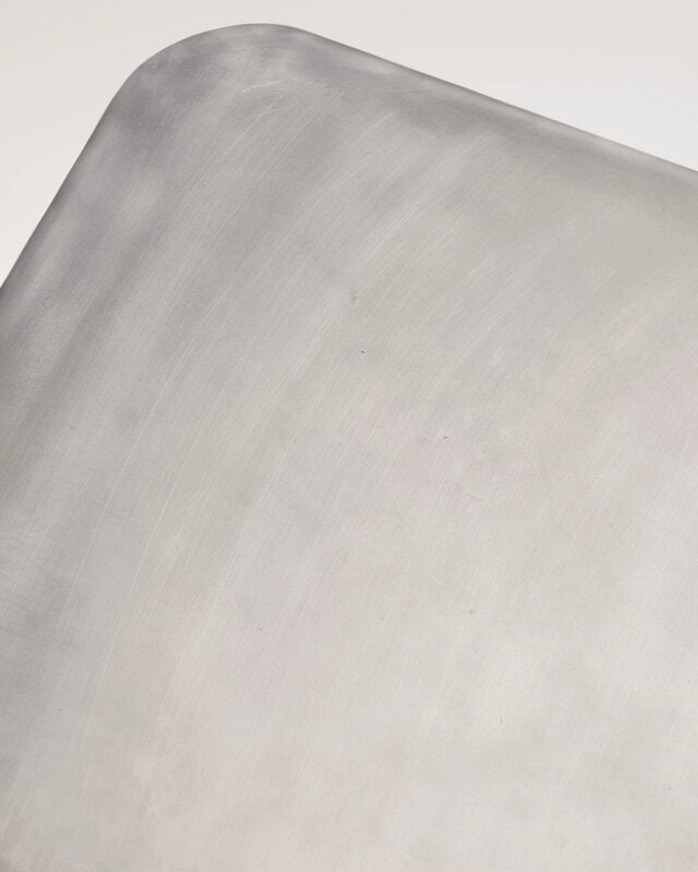 FORMARKIVET Cubio coffee table, 80 x 80 cm, raw aluminium, extra image