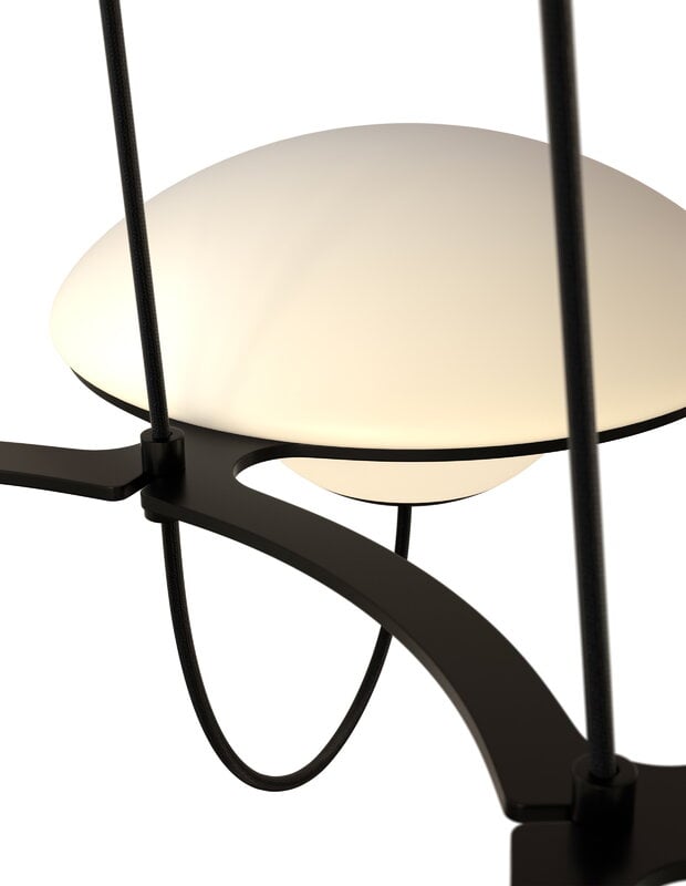 DCWéditions In The Air 6 chandelier, white, view 4