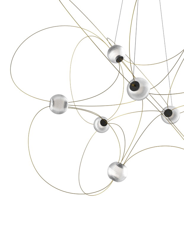 DCWéditions Munari 10 pendant lamp, gold, extra image