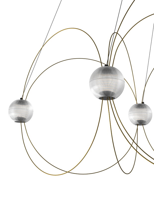 DCWéditions Munari 8 suspension, or, image extra